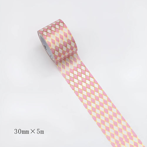 Alice in Wonderland themed bronzing decorative paper tape in multiple colour options