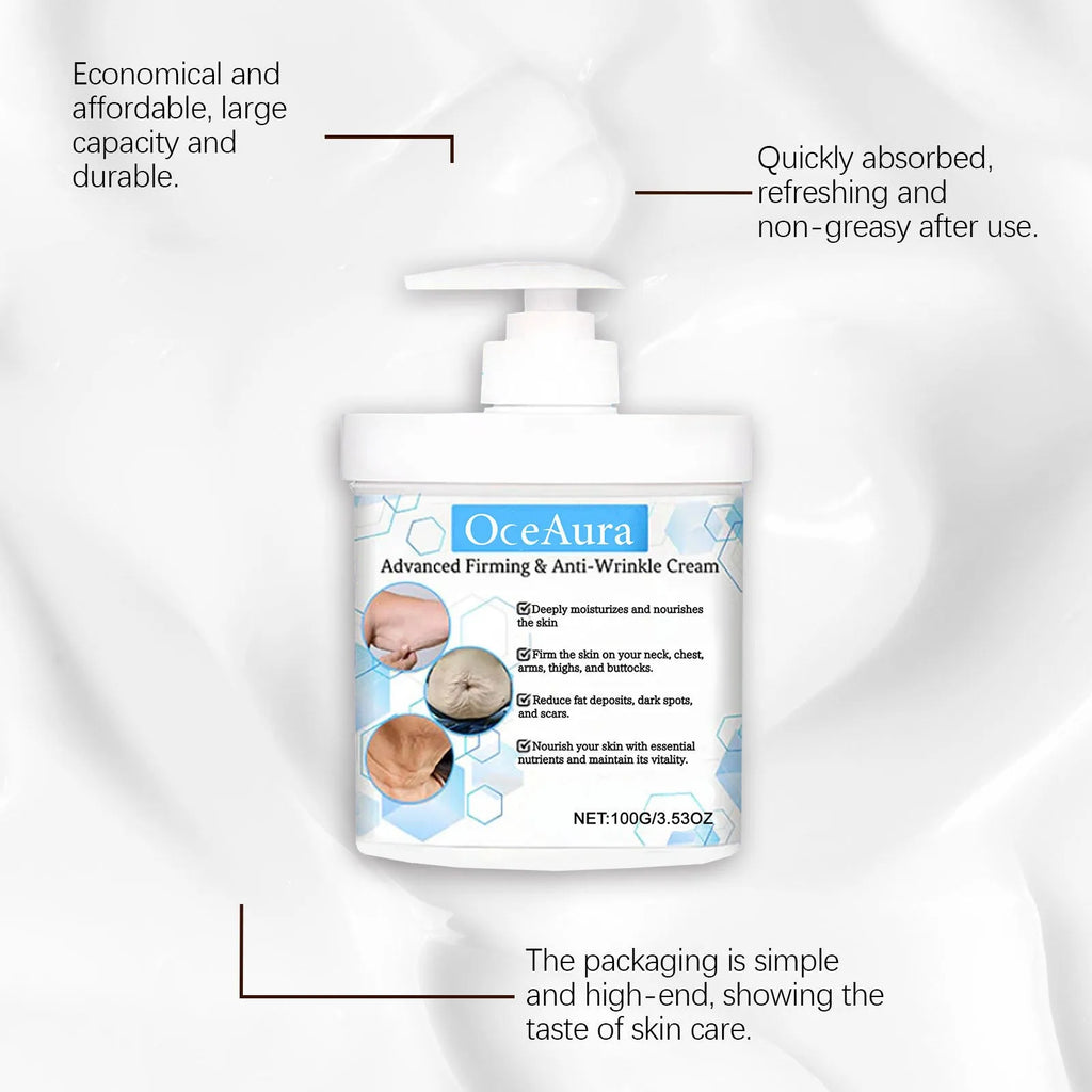 White tub of gentle moisturizing body cream 100g with hyaluronic acid and niacinamide