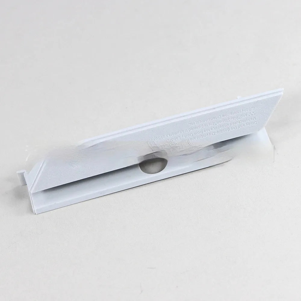 Black and white plastic hard drive covers for 3.5-inch PC case bays