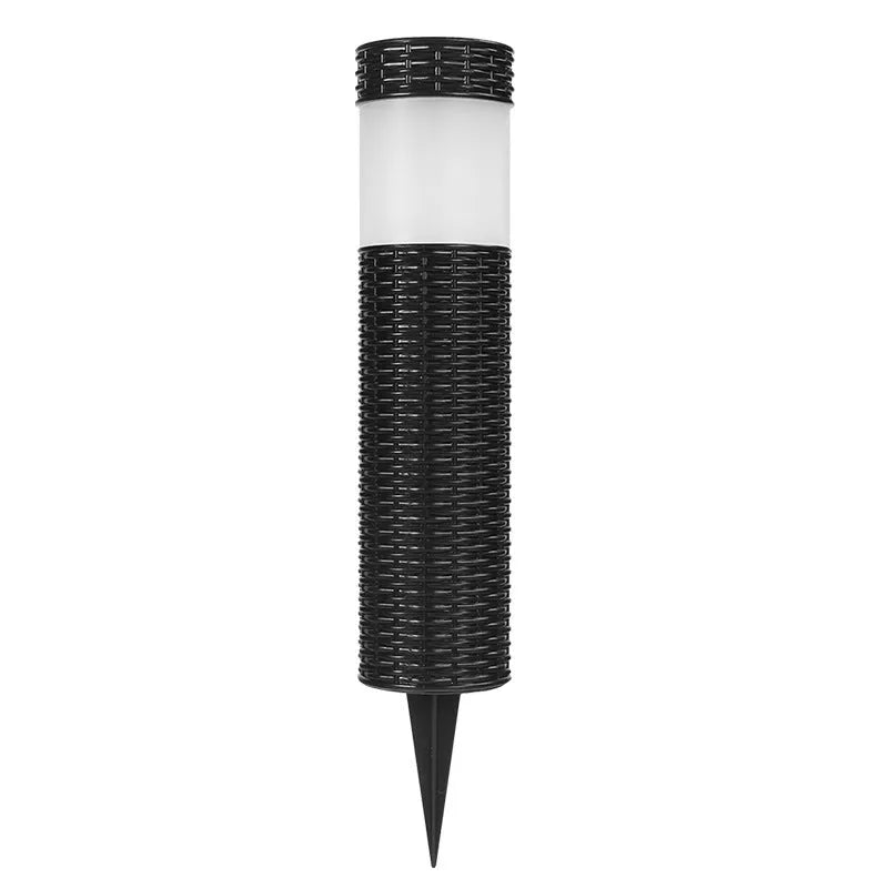 Outdoor waterproof garden light for villa courtyard, abstract design, 65x350, 5W, simulation flame/warm/white light