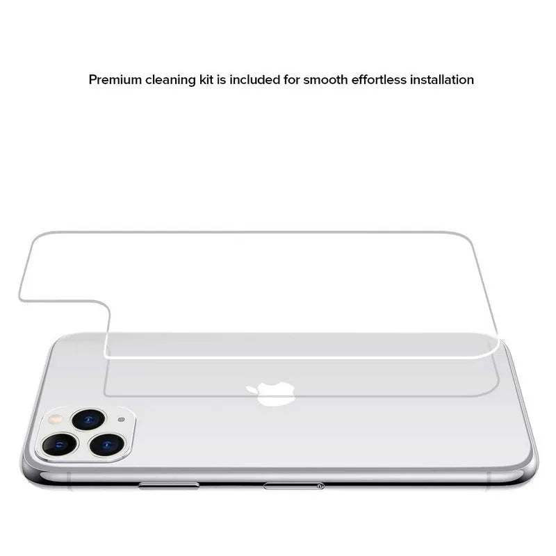 White tempered glass screen protector with 0.26mm arc edge for iPhone 11, XR, XS models