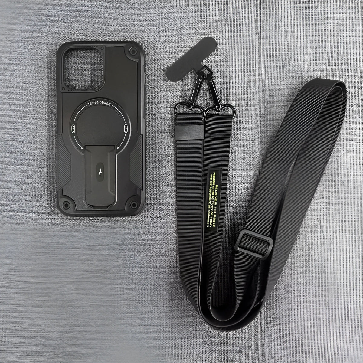 Magnetic invisible bracket phone case for iPhone 14 15 16 series, frosted finish, multiple colours