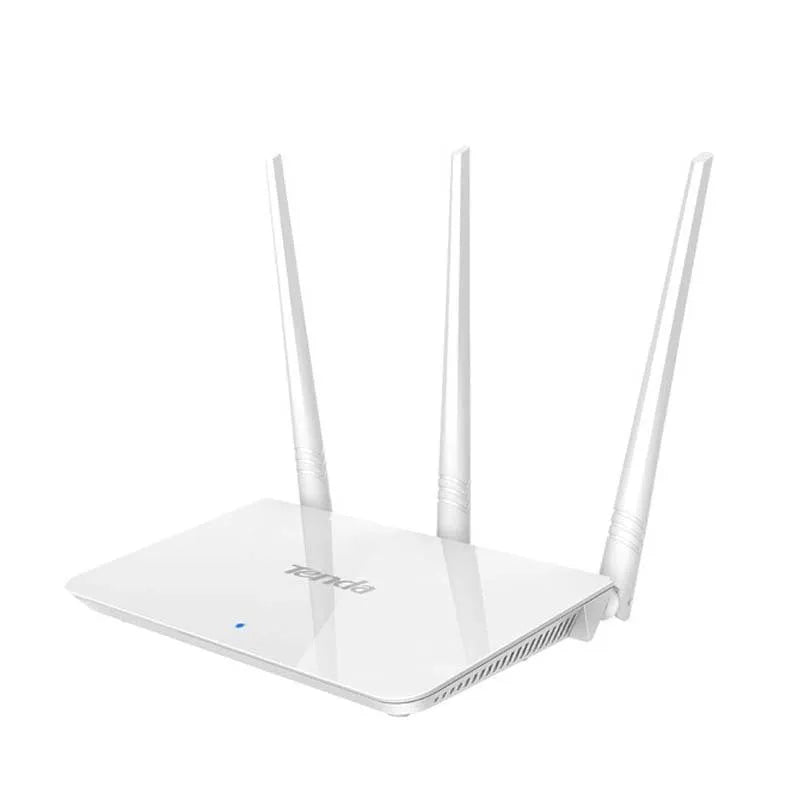 White US style dual-band wireless router for 2.4GHz and 5GHz networks, a wired broadband model.