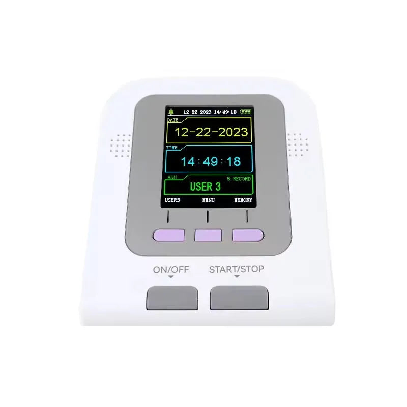 CONTEC08A-VET veterinary digital blood pressure monitor with colour screen and three animal cuffs.