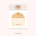 Pack of Food Bread Handbook Note Paper showing one of four designs on an 85mm by 120mm card.