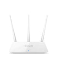 White US style dual-band wireless router for 2.4GHz and 5GHz networks, a wired broadband model.