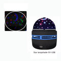 Crystal magic ball starry sky aurora projector with USB cable for atmospheric room lighting