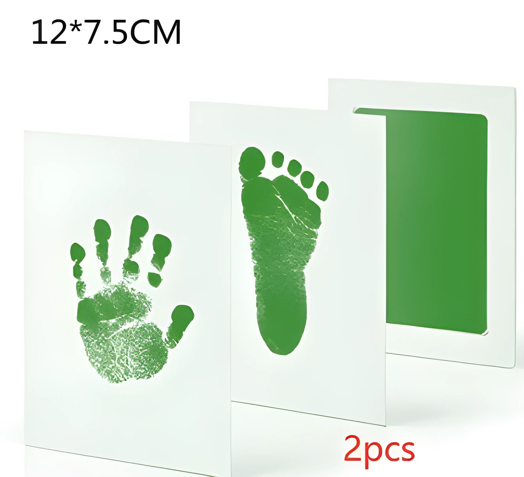 Baby hand and foot print disposable ink pad in pink for newborn keepsake crafting