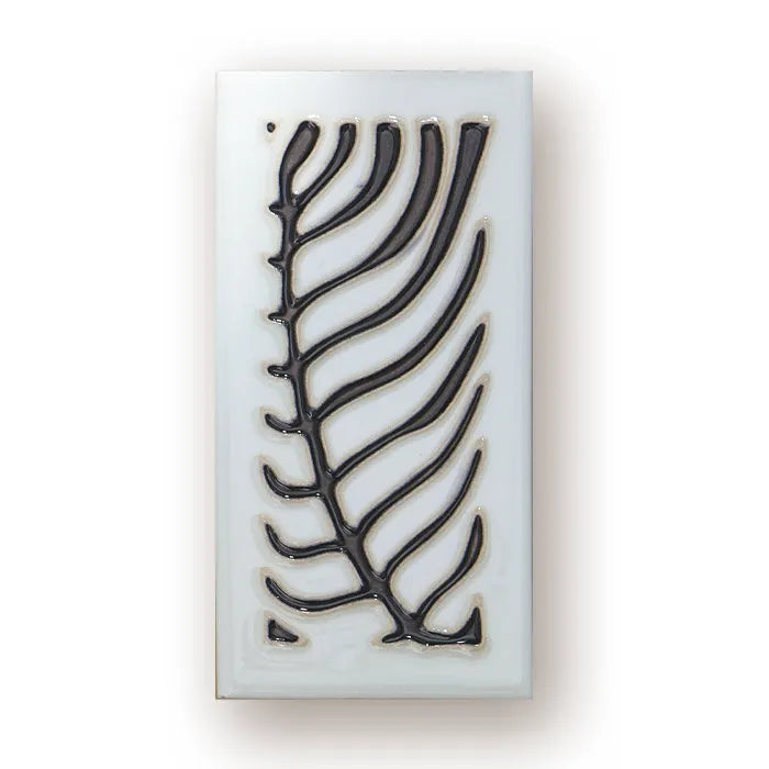 Handmade retro enamel art ceramic doorplate showing design options on a 76x152mm plate.