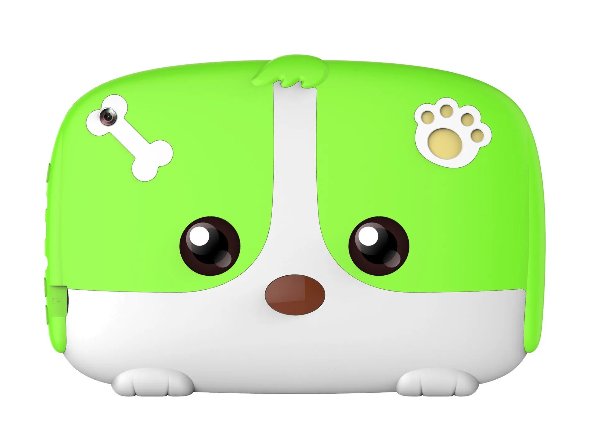 Colourful Android quad core tablet for children with high clear screen, plastic build, available in blue green orange pink