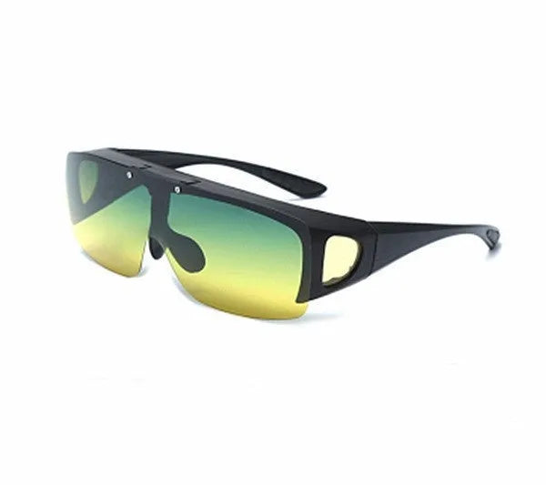 Polarised one-piece myopia sports sunglasses for cycling and outdoor use in various lens colours.