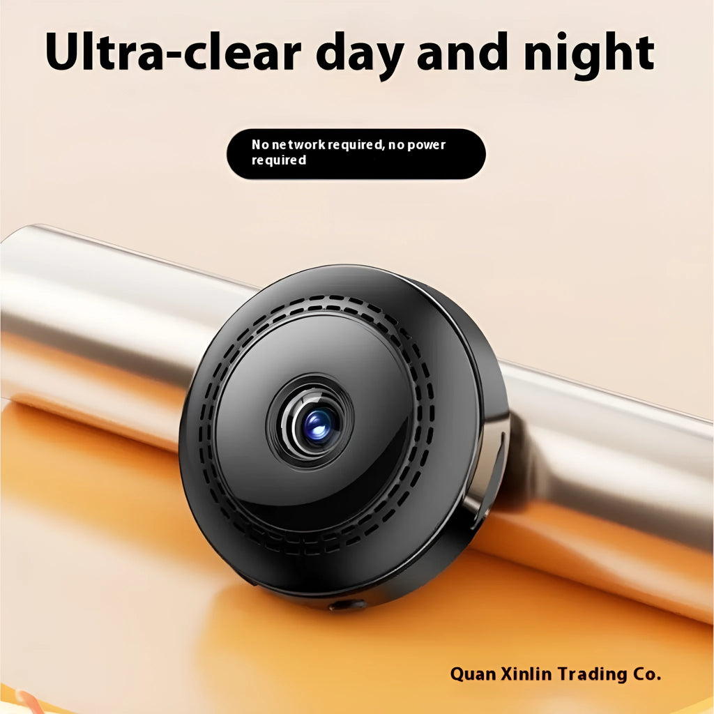 Wireless WiFi security camera with 360-degree rotation capability