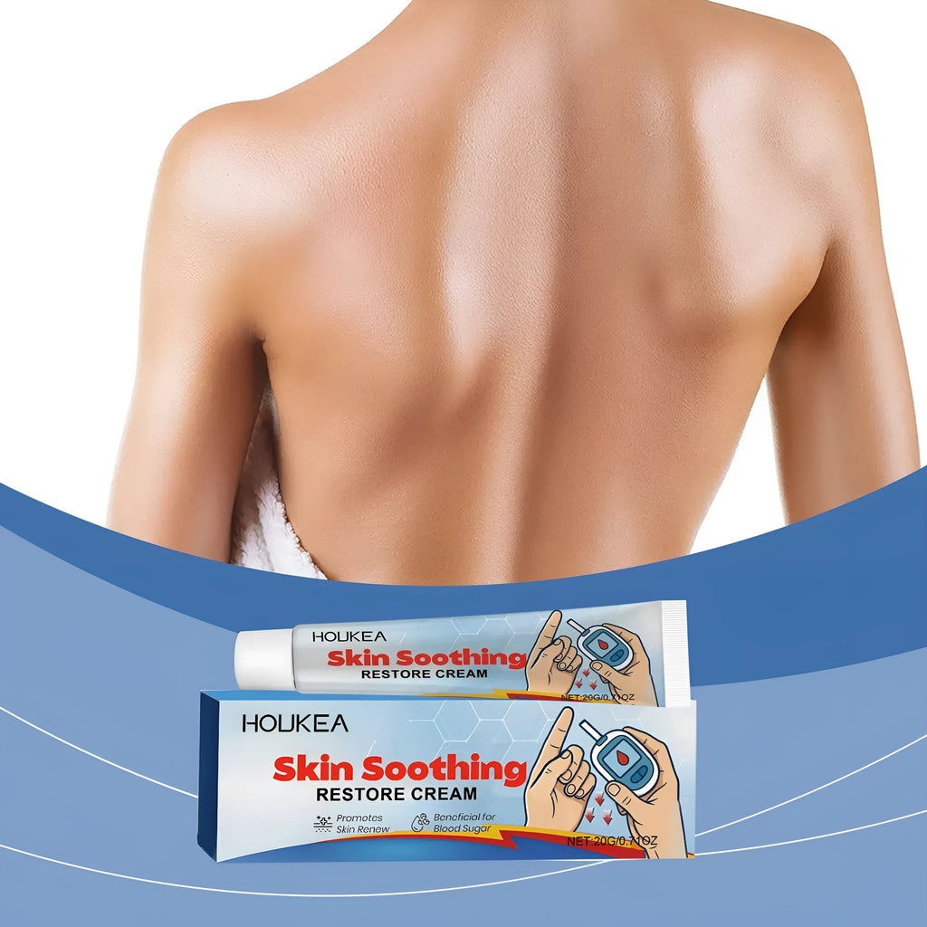 20g container of body and neck care cream with botanical ingredients.