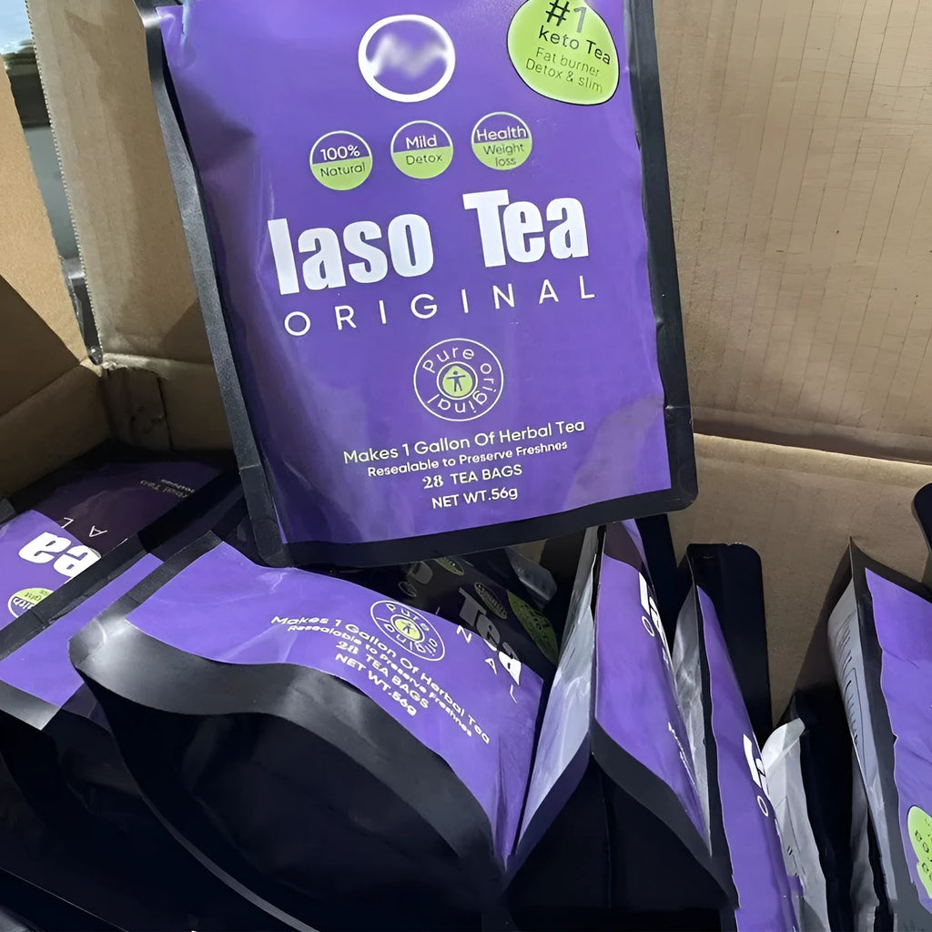 Single sealed bag of sugar-free instant slimming tea mix for cold soaking