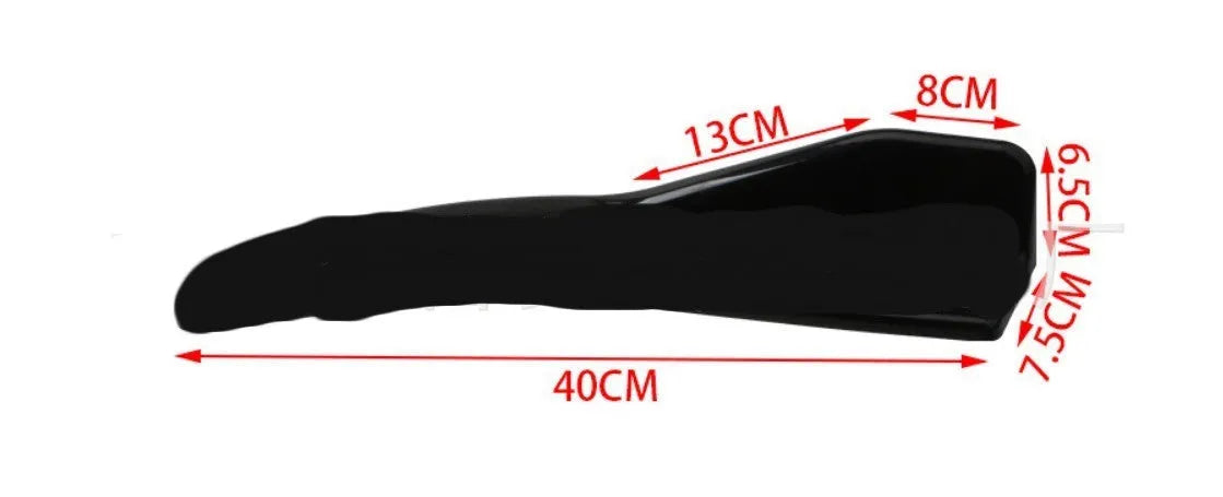 ABS car deflector lights with carbon fibre finish for front and rear installation on General Motors vehicles