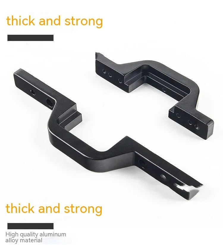 Black aluminium alloy LED work light mounting bracket for Jeep Wrangler off-road vehicles