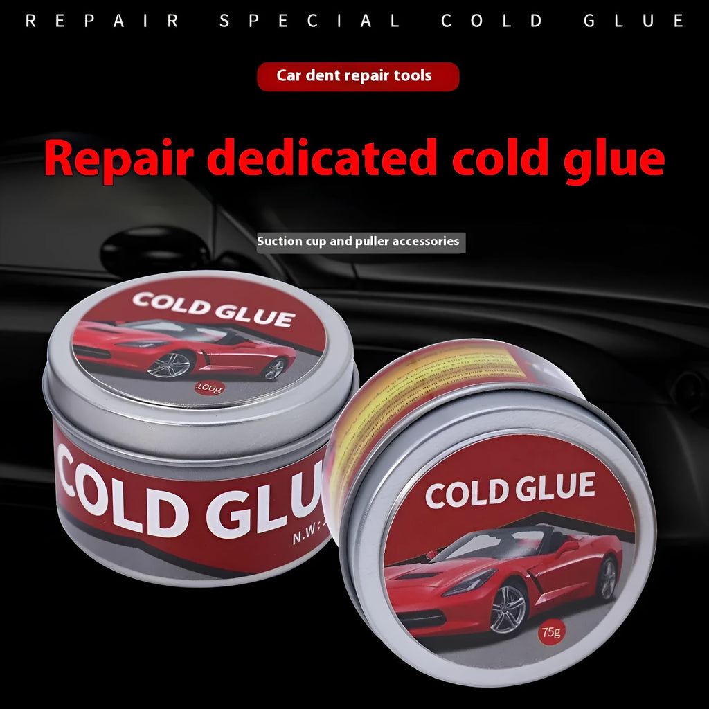 Automobile depression repair cold glue in 100g and 75g options for car body dent fixing