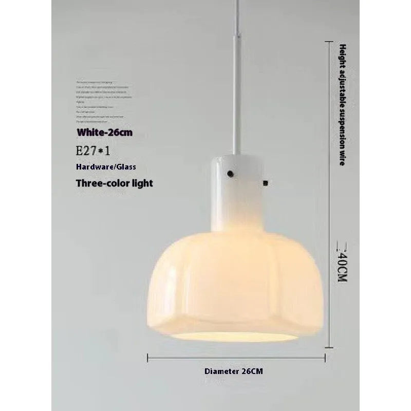 Medieval-style glass bud pendant chandelier with a retro design for ceiling installation.