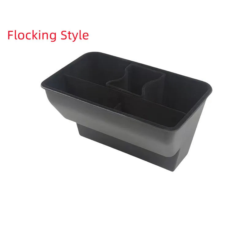 Tesla Model Y rear storage box in ABS plastic with waterproof feature and snug fit