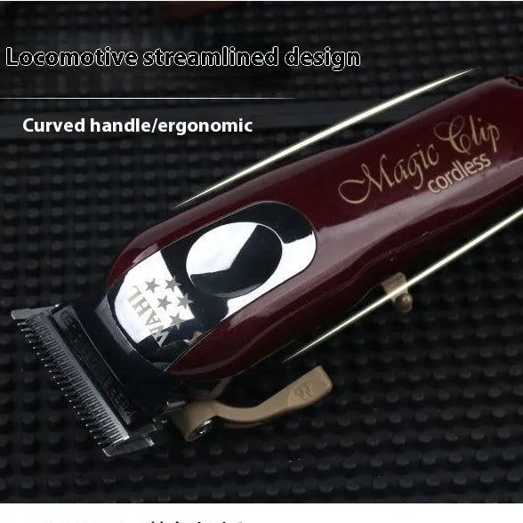Hair clipper set with stainless steel cutter heads and multiple international plug specifications