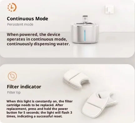 Large-capacity stainless steel intelligent circulating water pet water fountain for cats
