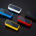 Mini walkie-talkie with ear-hook for hair salon communication in random colour