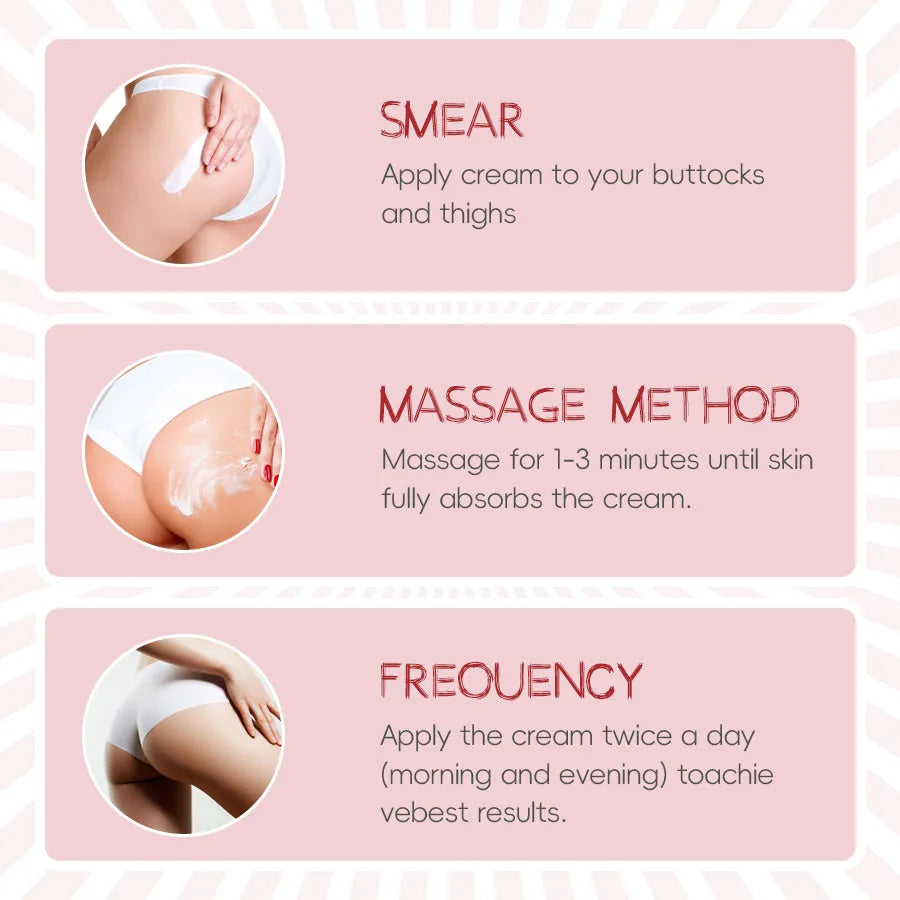 100g buttock enhancement massage cream for hip and buttock care, organic private label wholesale body cream
