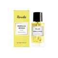 50ml vanilla musk perfume spray bottle with glycerol and botanical extracts