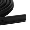 Black rubber sliding door seal strip for Toyota Hiace High Roof, 5 metres long.