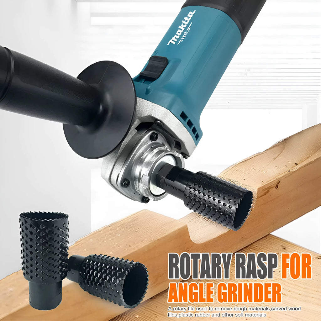 Metal spherical grinding head attachment for angle grinders with M10 and M14 thread compatibility