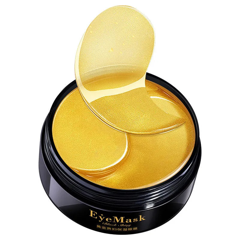 Women's gold moisturising eye mask 30 pairs 60 stickers under eye patches skincare