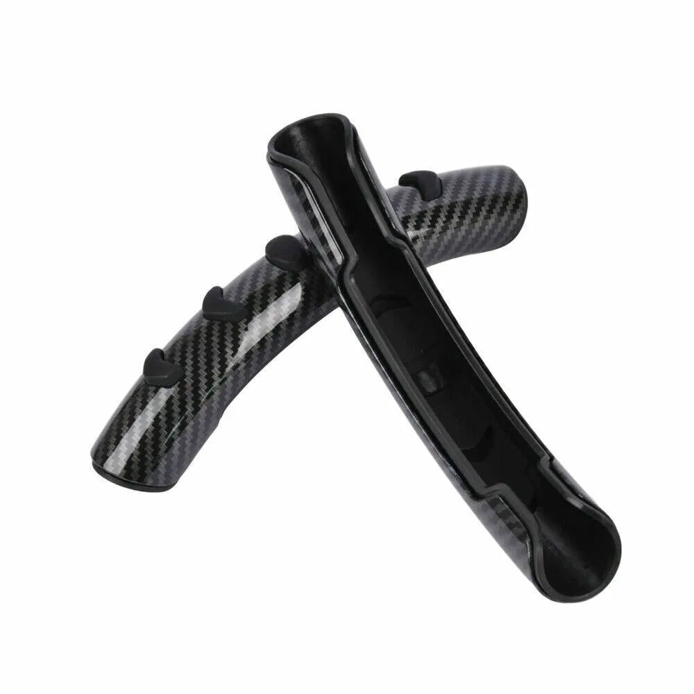 Carbon fibre black steering wheel anti-skid sleeve for 38 cm diameter wheels
