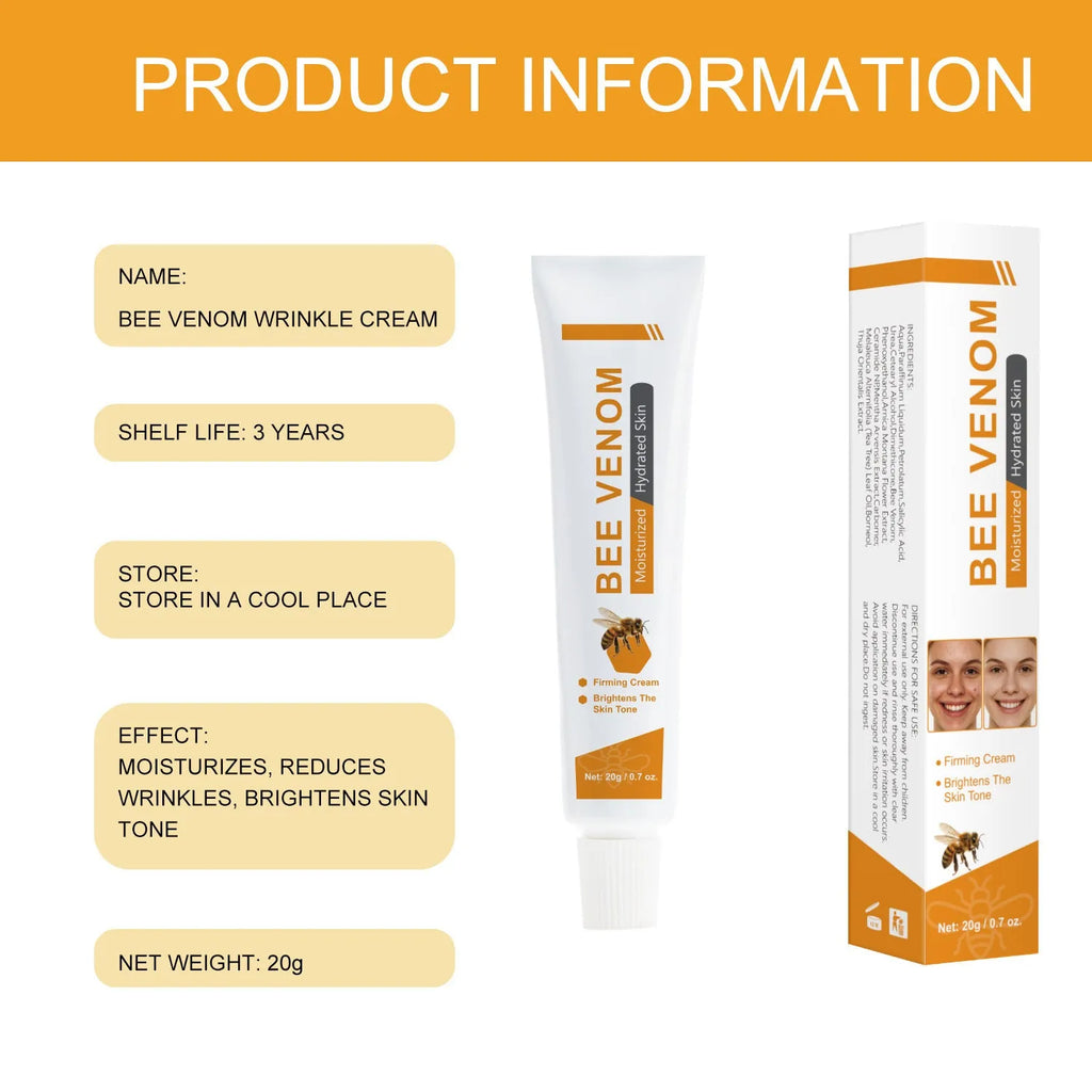 BEE Facial Neck Cream 20g jar with skincare formula for facial and neck application