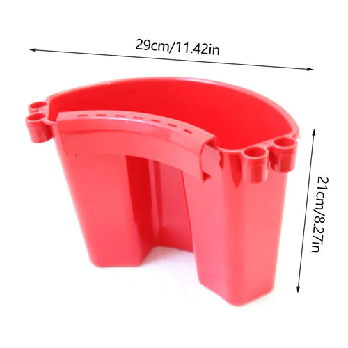 Car wash bucket with dirt guard insert in choice of four colours