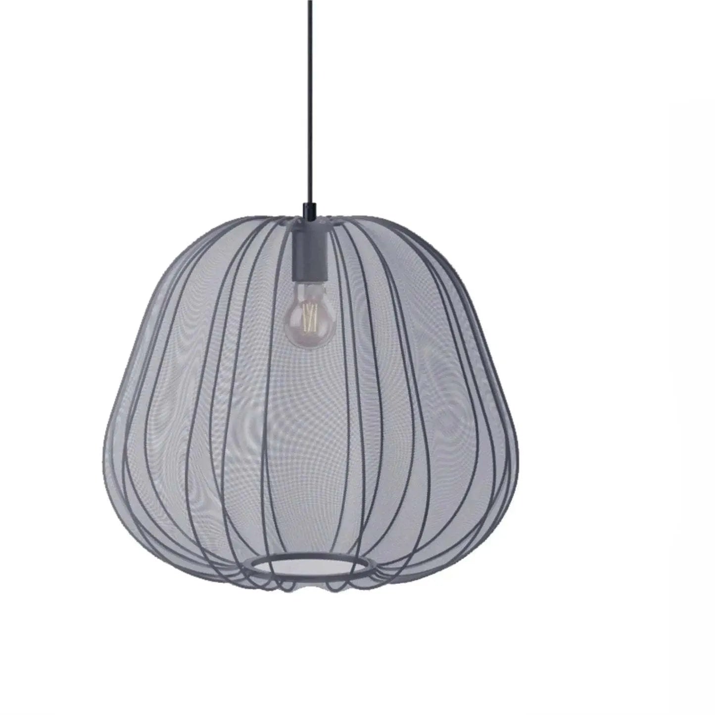 Japanese style branch ceiling lamp in white and grey-blue variants with three colour LED lighting