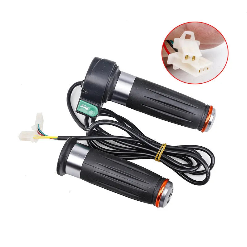 Three-wheel electric car accelerator transfer handle with three-speed rotating mechanism in multiple colour options