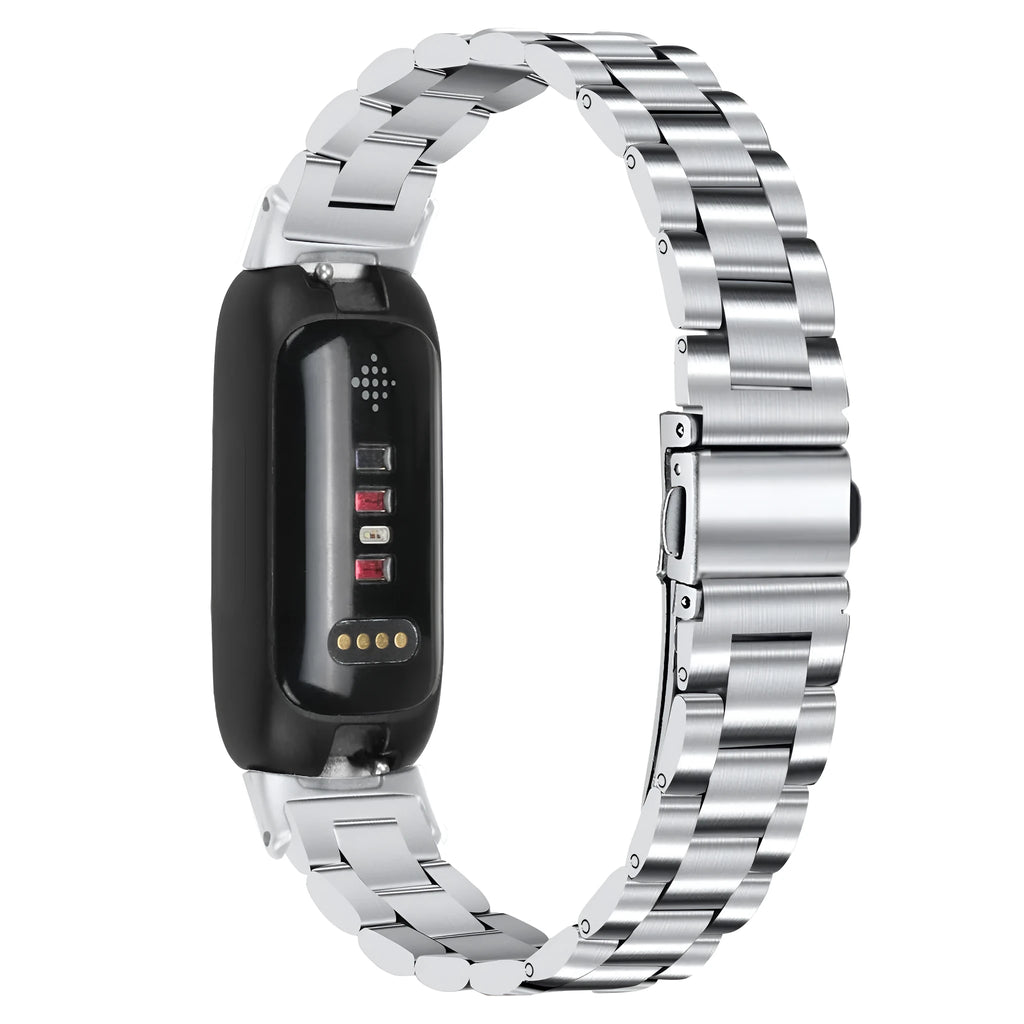 Stainless steel watch strap for Fitbit Inspire 3 fitness tracker in multiple colour options