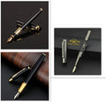 Metal business writing pen with 0.5mm tip in red and black colour options