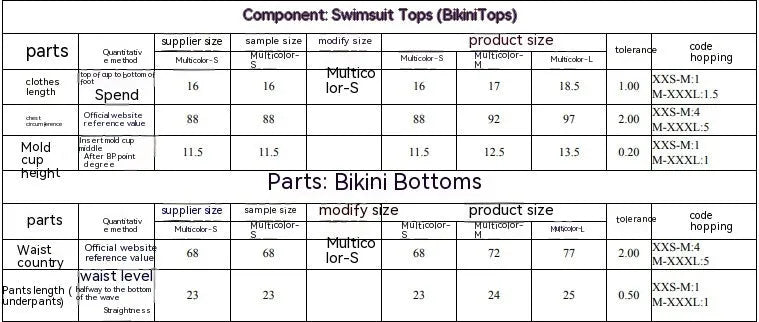 Women's printing pattern separated tube top bikini set for swimming