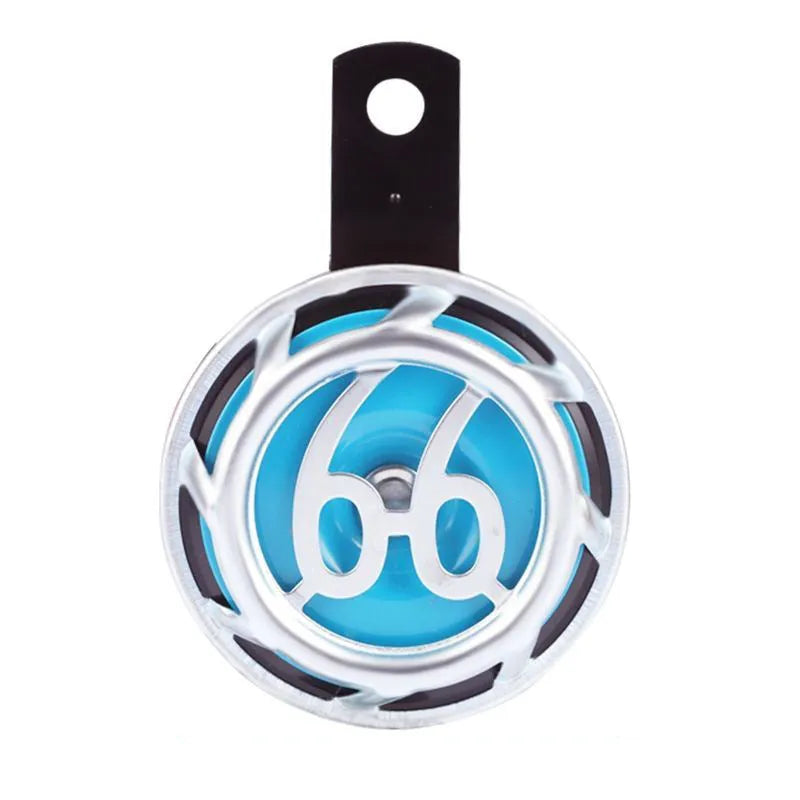 LED color light horn model 6688 for electric bicycle tricycle automobile motorcycle 7.8x11cm red blue