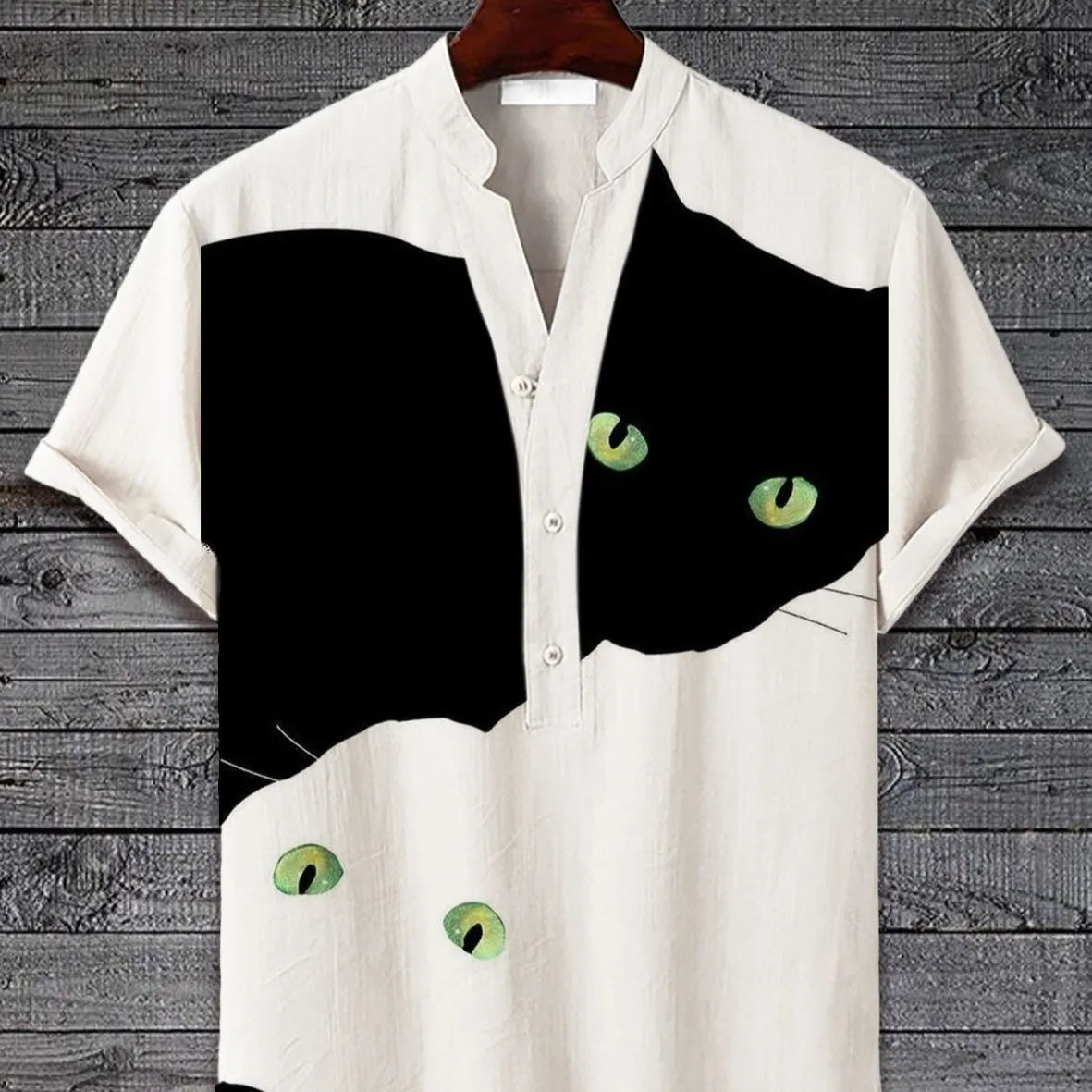 Short sleeve T-shirt with 3D digital animal print on polyester fabric in various colours.