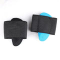 Blue elastic bandage foot pad arch support insoles for flat feet in adult and children sizes