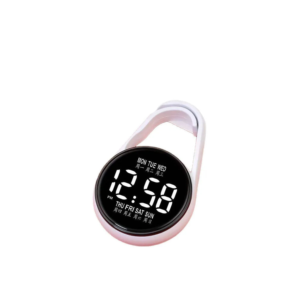Digital LED electronic watch with plastic strap showing week display, available in multiple colours