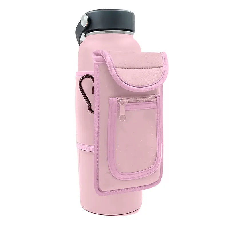 Cloth magnetic sports bottle cover sleeve for cups and kettles in various colours