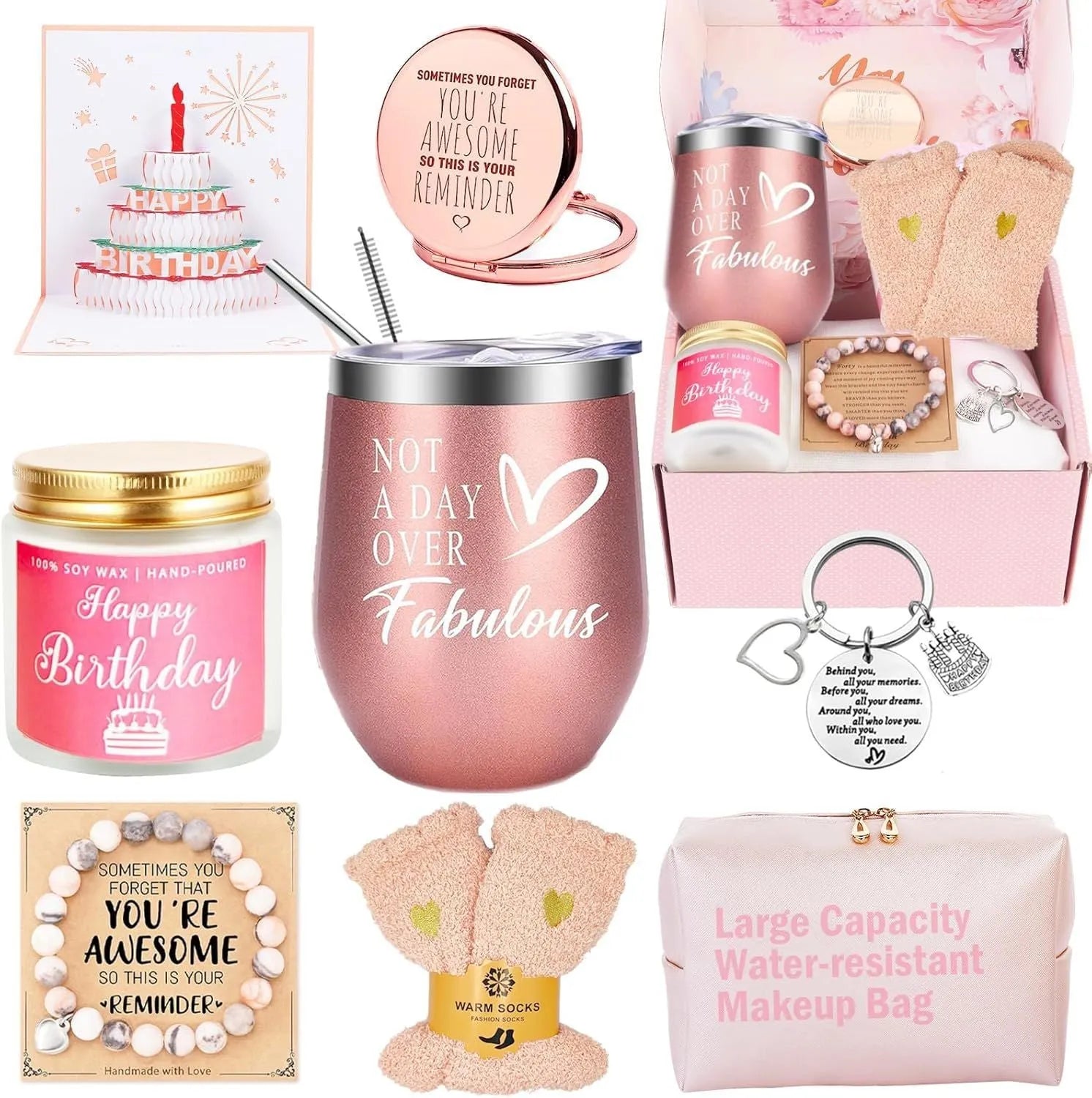 Soy wax aromatherapy candle gift set in a modern gift box with a choice of colour suits.