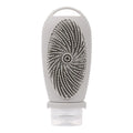 Silicone bath brush storage bottle in eight colour options with 100ml capacity