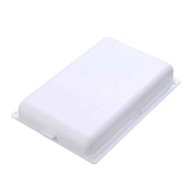 Plastic storage box with lid and internal grid divider in choice of colours