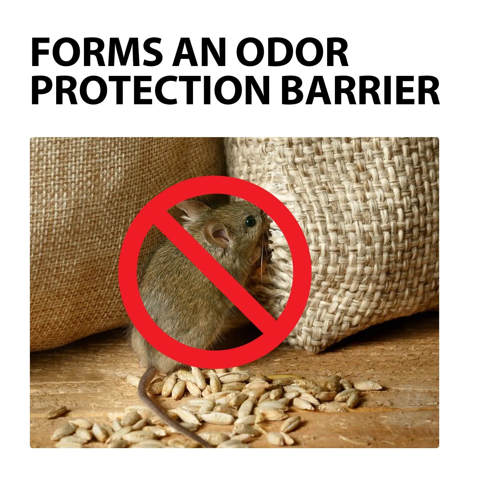 60ml bottle of natural essential oil rat repellent spray for home and outdoor use