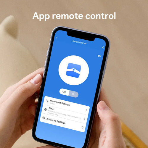 White Bluetooth rocker arm finger robot for smart home switch automation