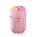 Mini car USB aromatherapy humidifier in green animal design with compact 75mm dimensions